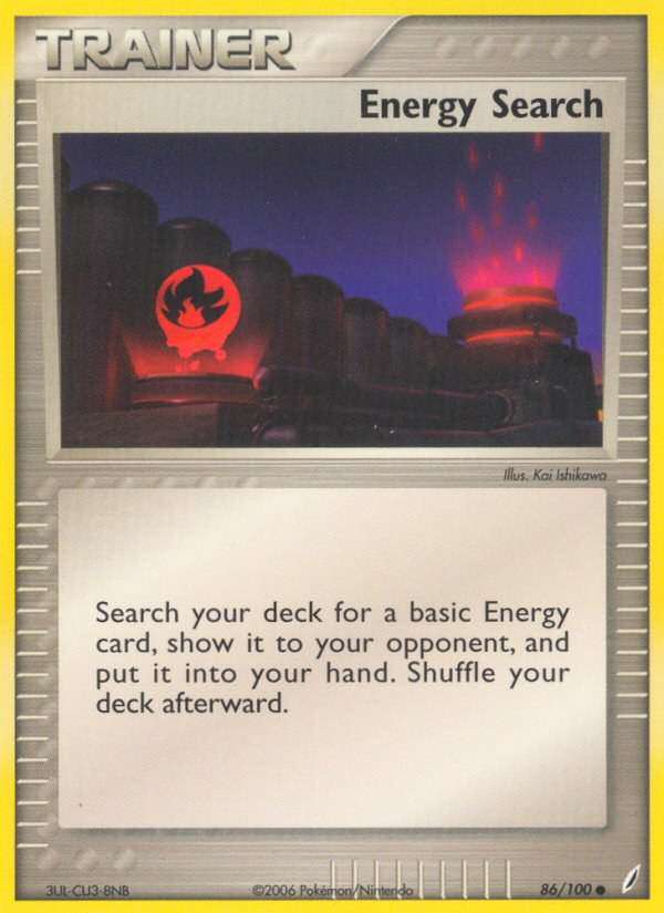 Energy Search card