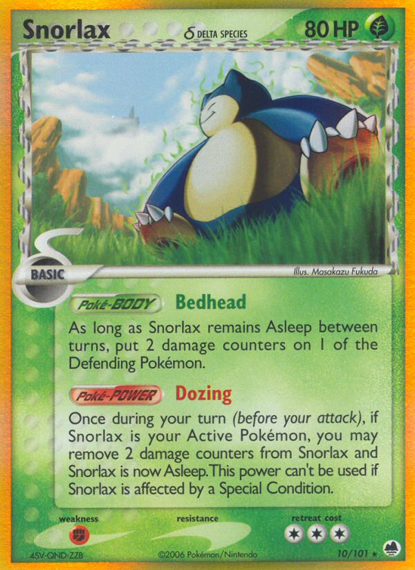 Snorlax δ card