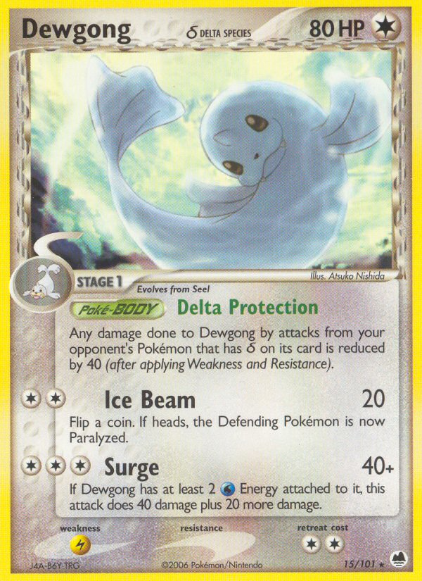 Dewgong δ card