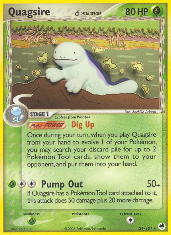 Quagsire δ card