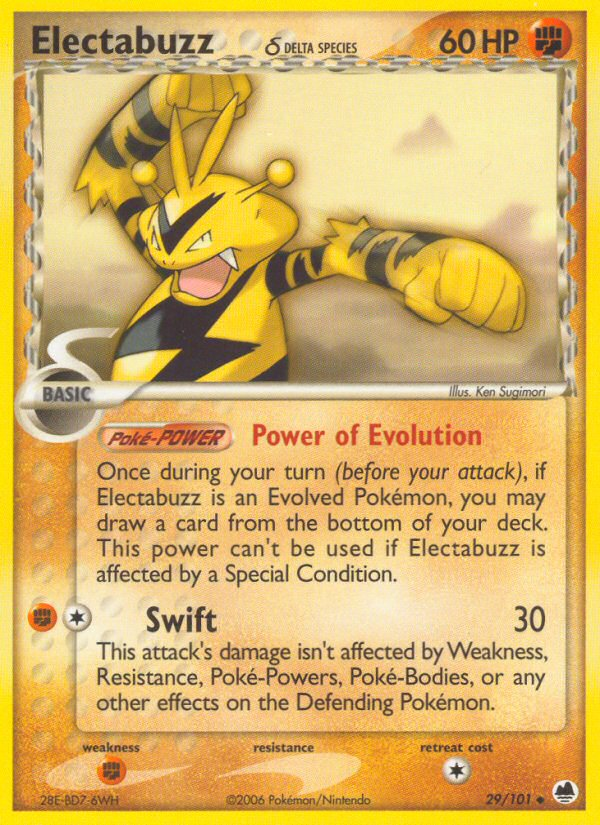 Electabuzz δ card