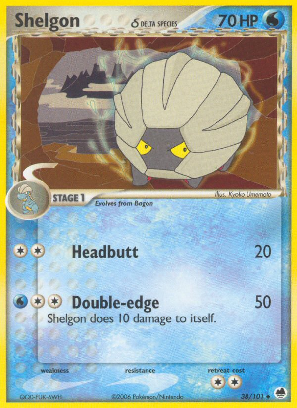 Shelgon δ card