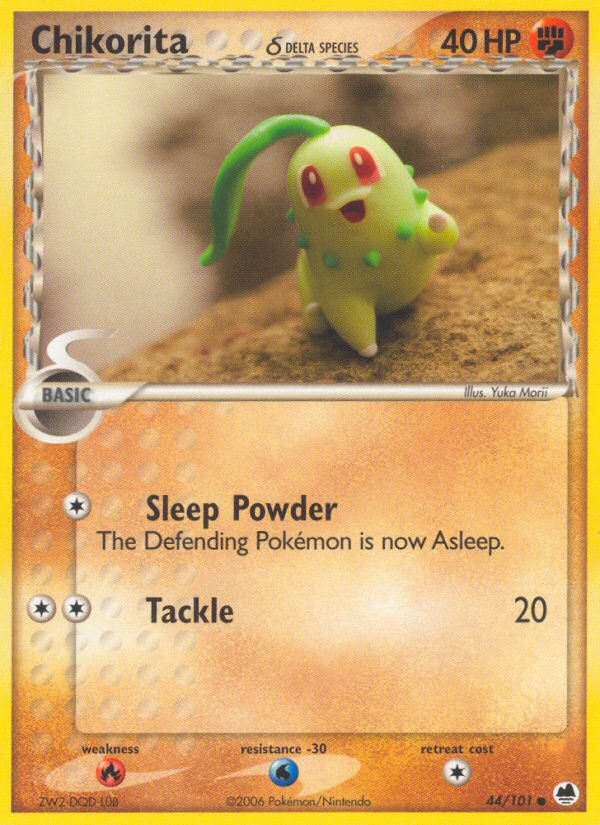 Chikorita δ card