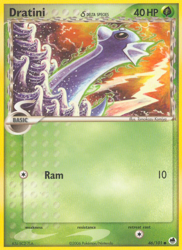 Dratini δ card