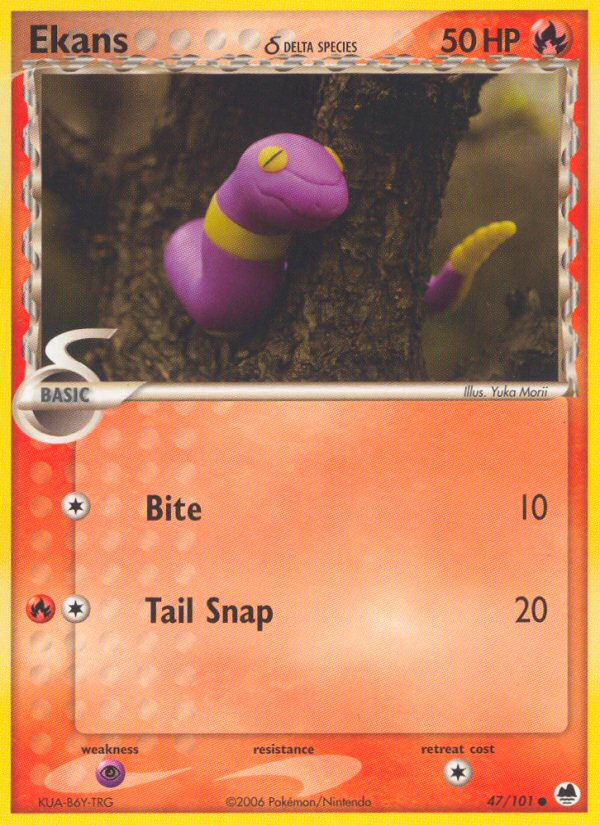 Ekans δ card