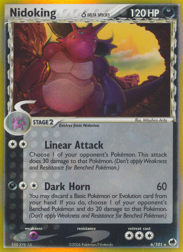 Nidoking δ card