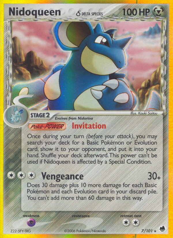 Nidoqueen δ card