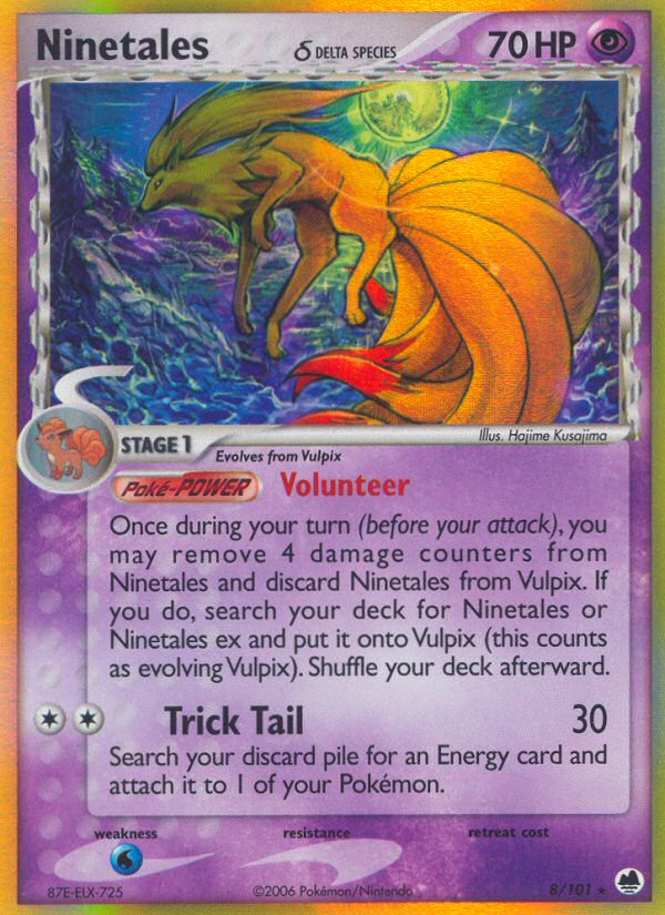 Ninetales δ card