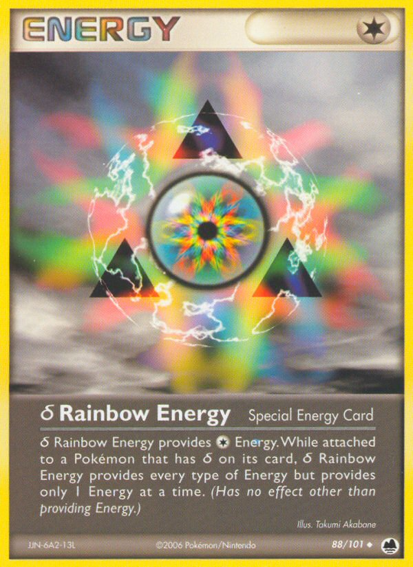 δ Rainbow Energy card