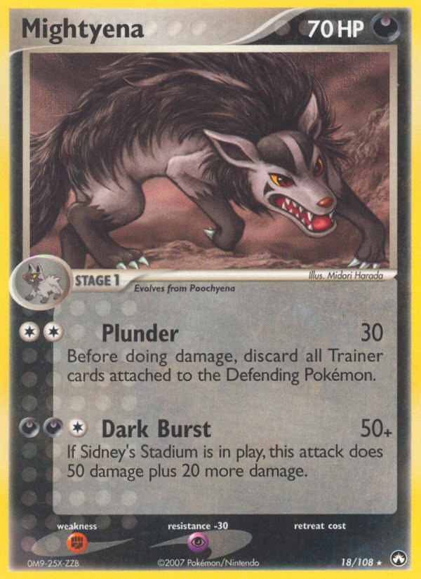 Mightyena card