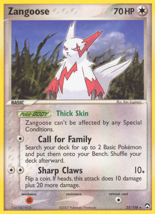 Zangoose card