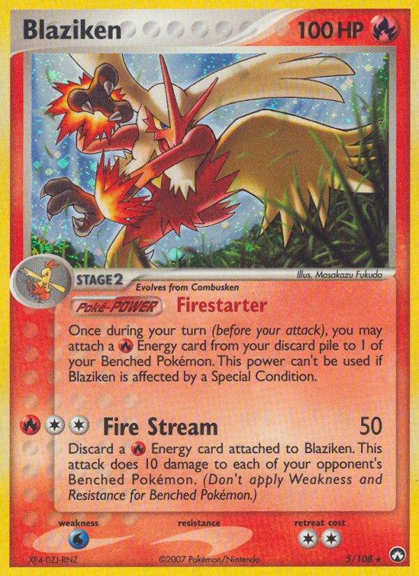 Blaziken card