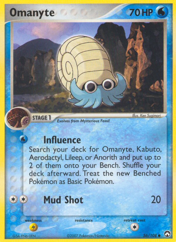 Omanyte card