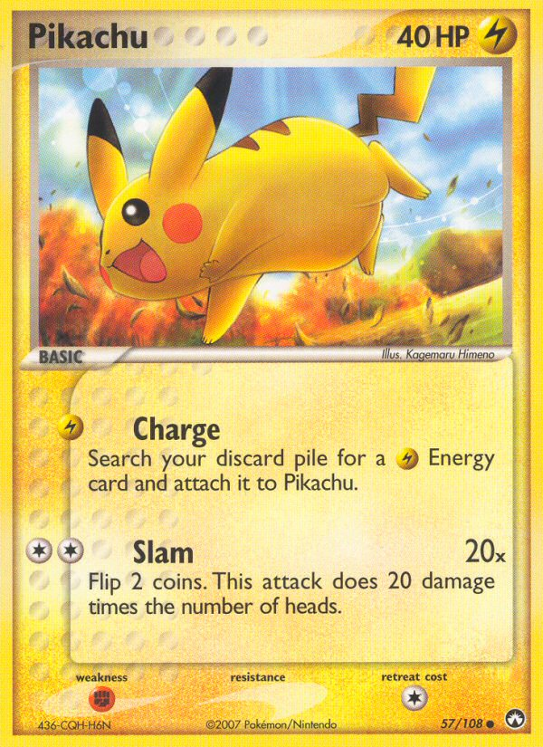 Pikachu card