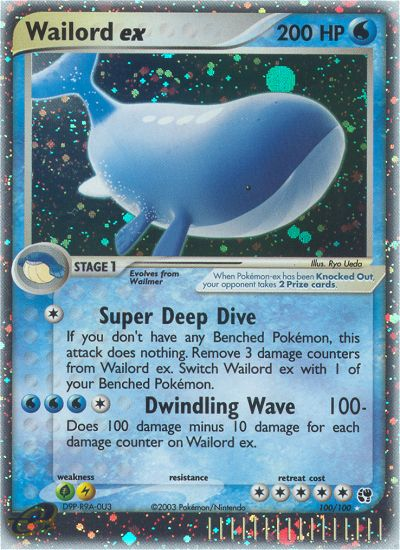 Wailord ex card