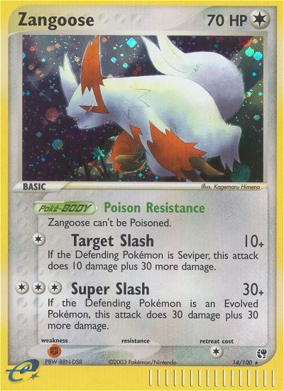 Zangoose card