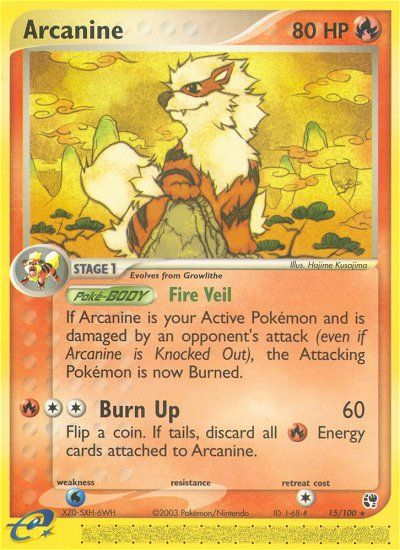 Arcanine card