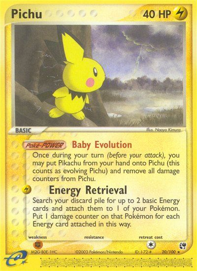 Pichu card