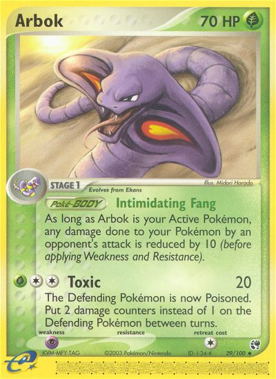 Arbok card