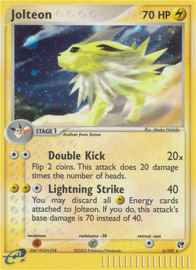 Jolteon card