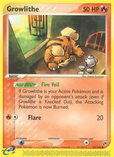 Growlithe card