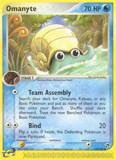 Omanyte card