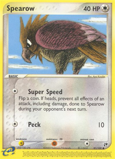 Spearow card