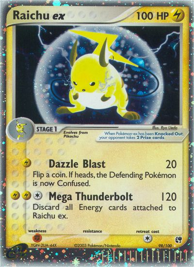 Raichu ex card