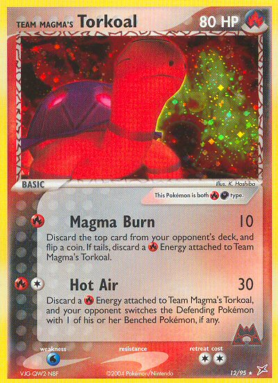 Team Magma's Torkoal card