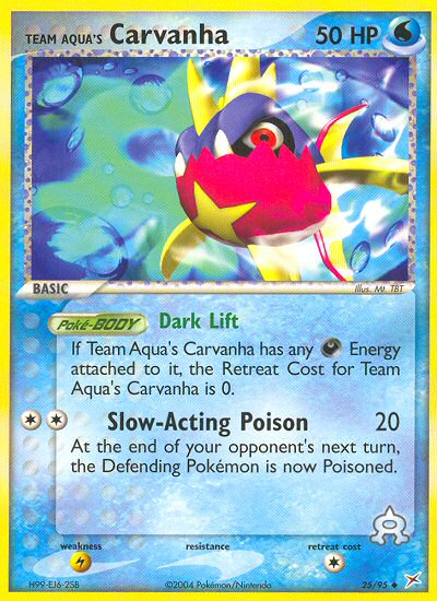 Team Aqua's Carvanha card