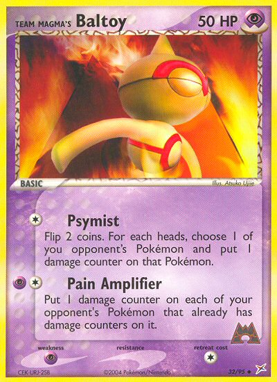 Team Magma's Baltoy card