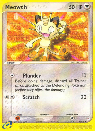 Meowth card