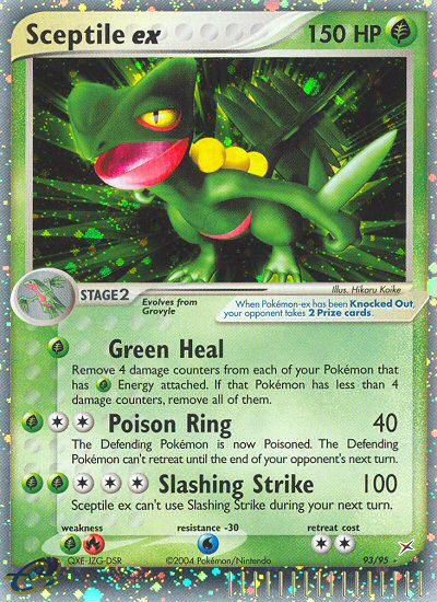 Sceptile ex card