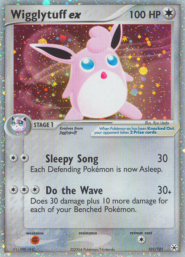 Wigglytuff ex card