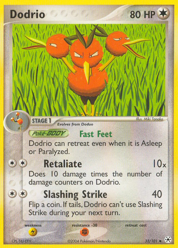 Dodrio card