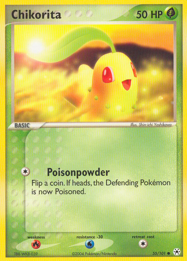 Chikorita card