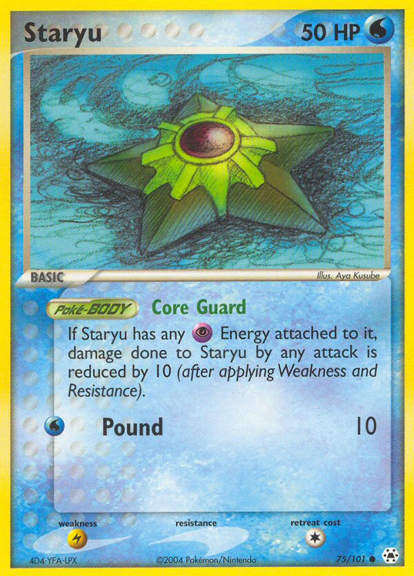 Staryu card