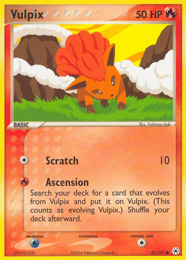 Vulpix card