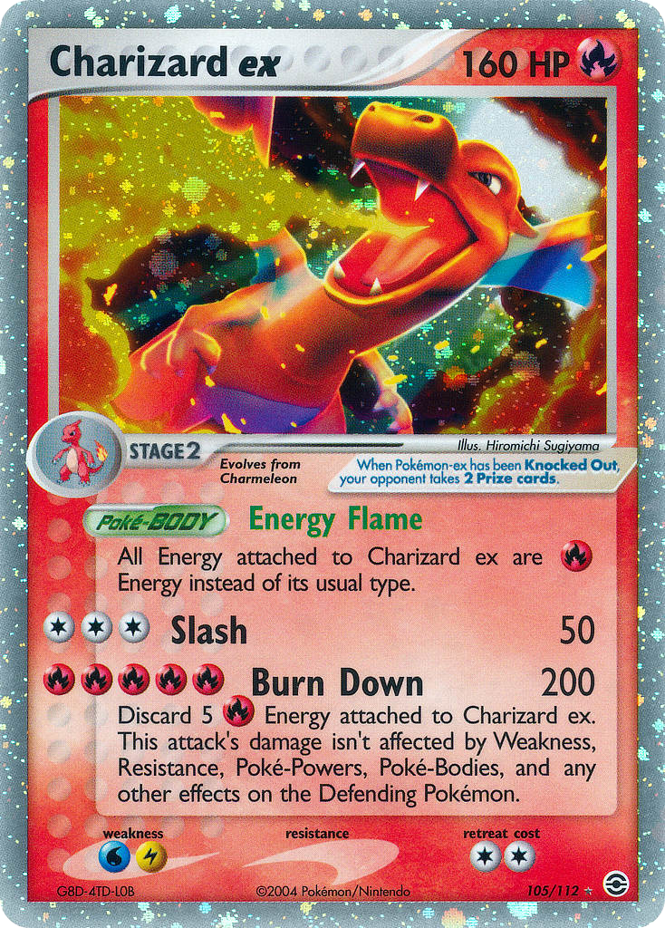 Charizard ex card