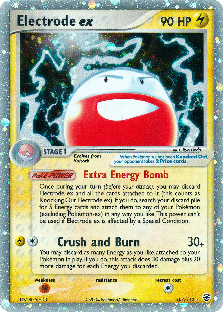 Electrode ex card