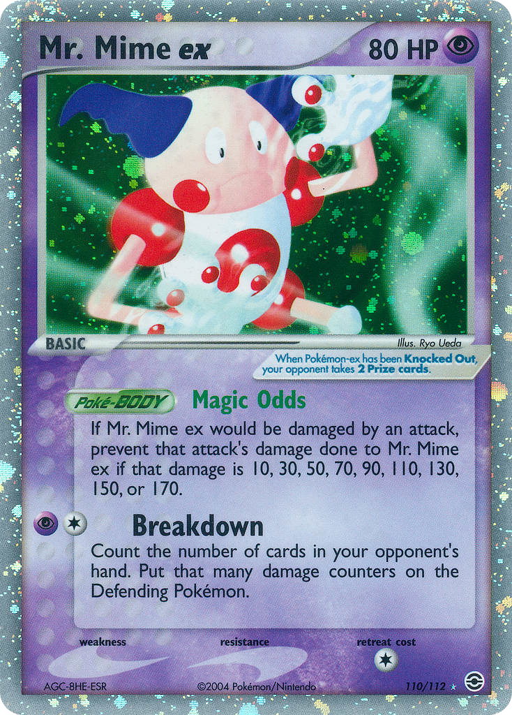 Mr. Mime ex card