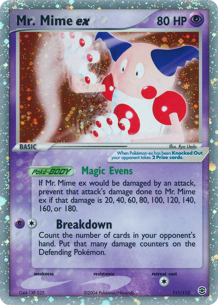 Mr. Mime ex card