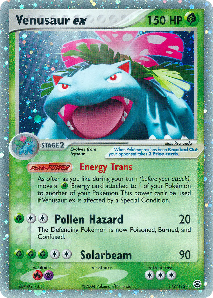 Venusaur ex card