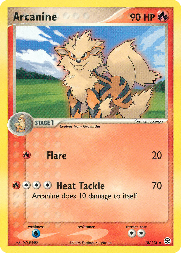 Arcanine card