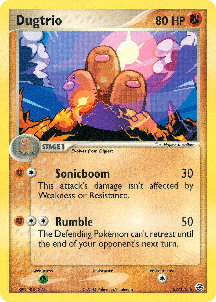 Dugtrio card