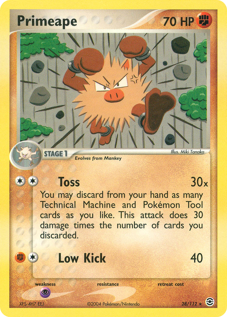 Primeape card