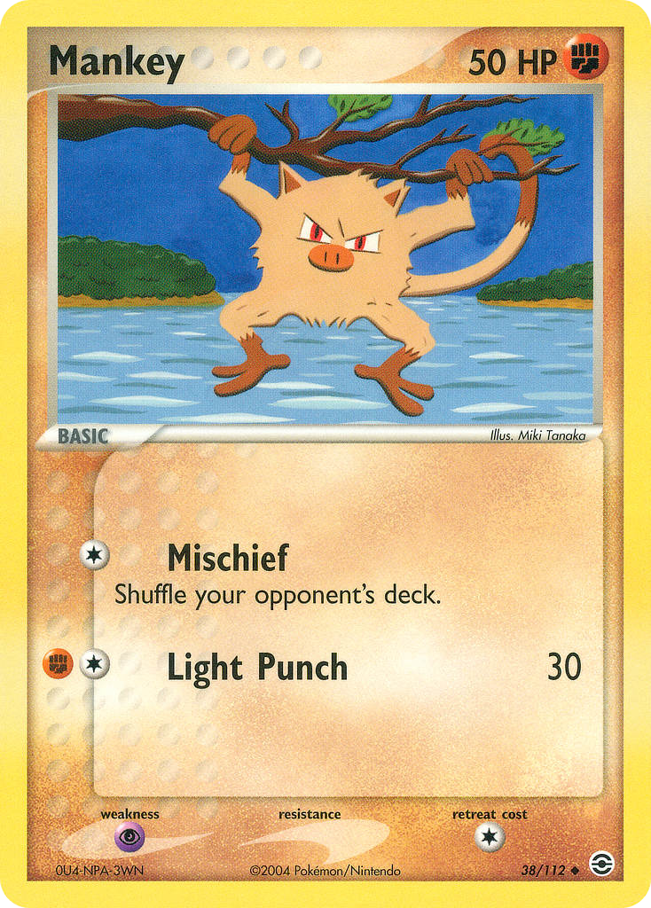 Mankey card