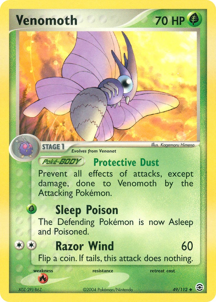 Venomoth card