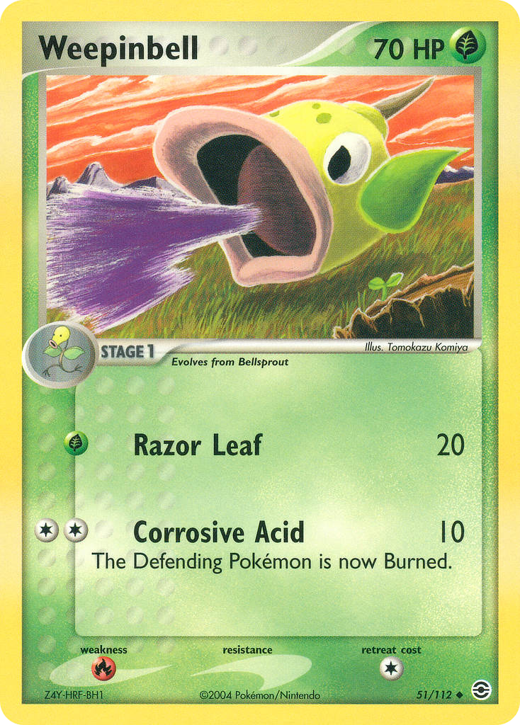 Weepinbell card