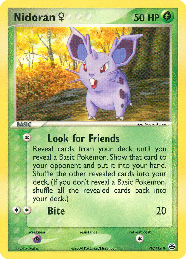 Nidoran ♀ card